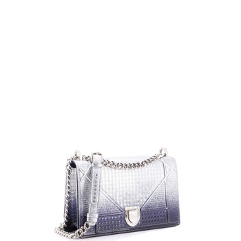 Christian Dior Diorama Flap Bag Cannage Embossed Calfskin Medium