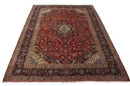 Large Hand-Knotted Vintage Oriental Rug