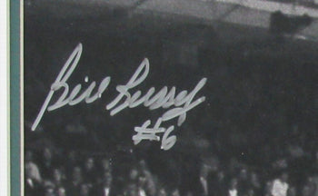 Bill Russell Hof Autographed 16X20 B/W Photo