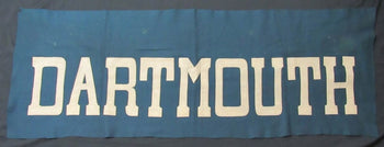 Vintage Dartmouth Ivy League Football 68X24 Green Felt Banner 182812