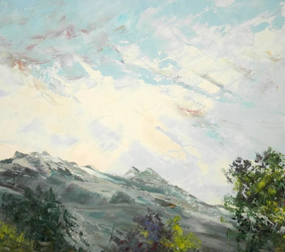 Original Oil Painting Pedro Jose Barcelona Spanish Landscape