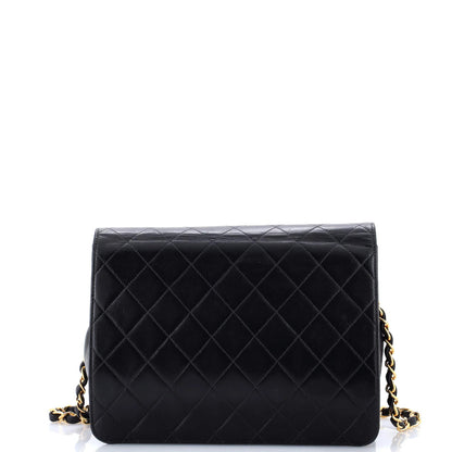 Chanel Vintage Clutch With Chain Quilted Leather Small