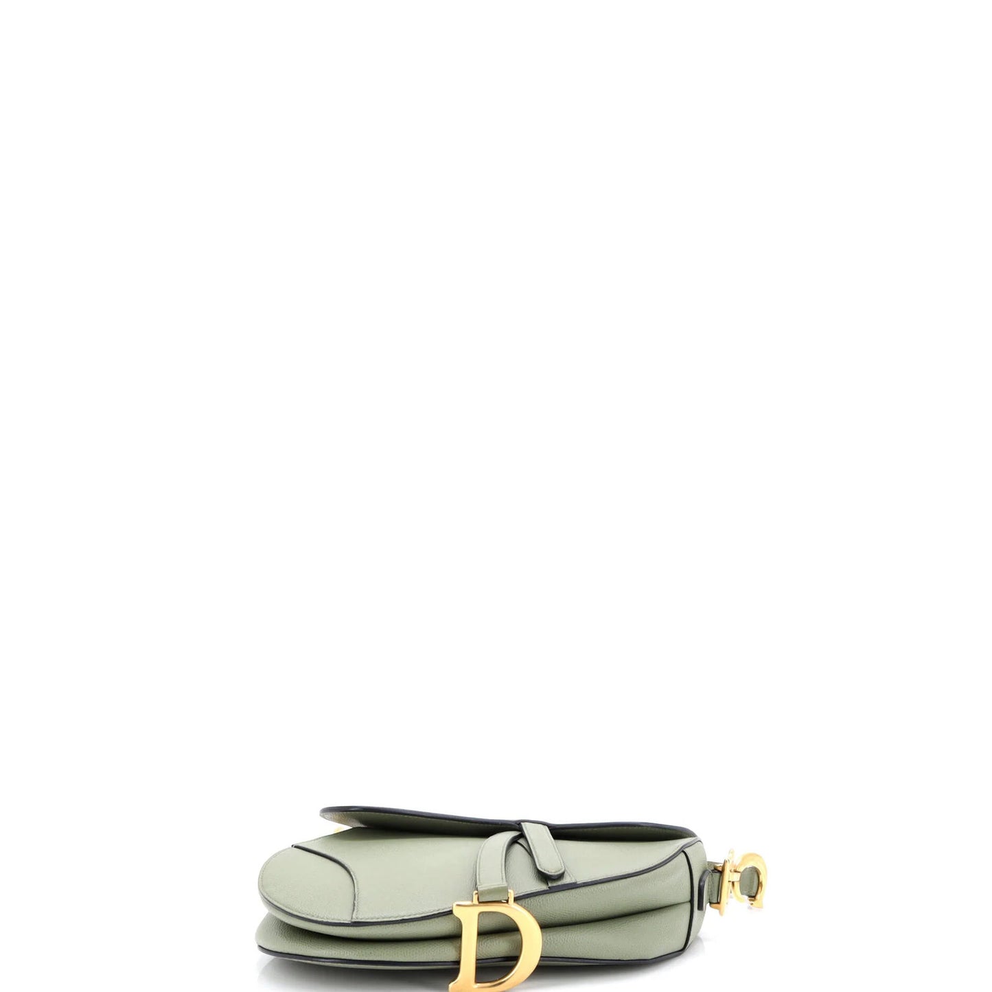 Christian Dior Saddle Handbag Leather Medium