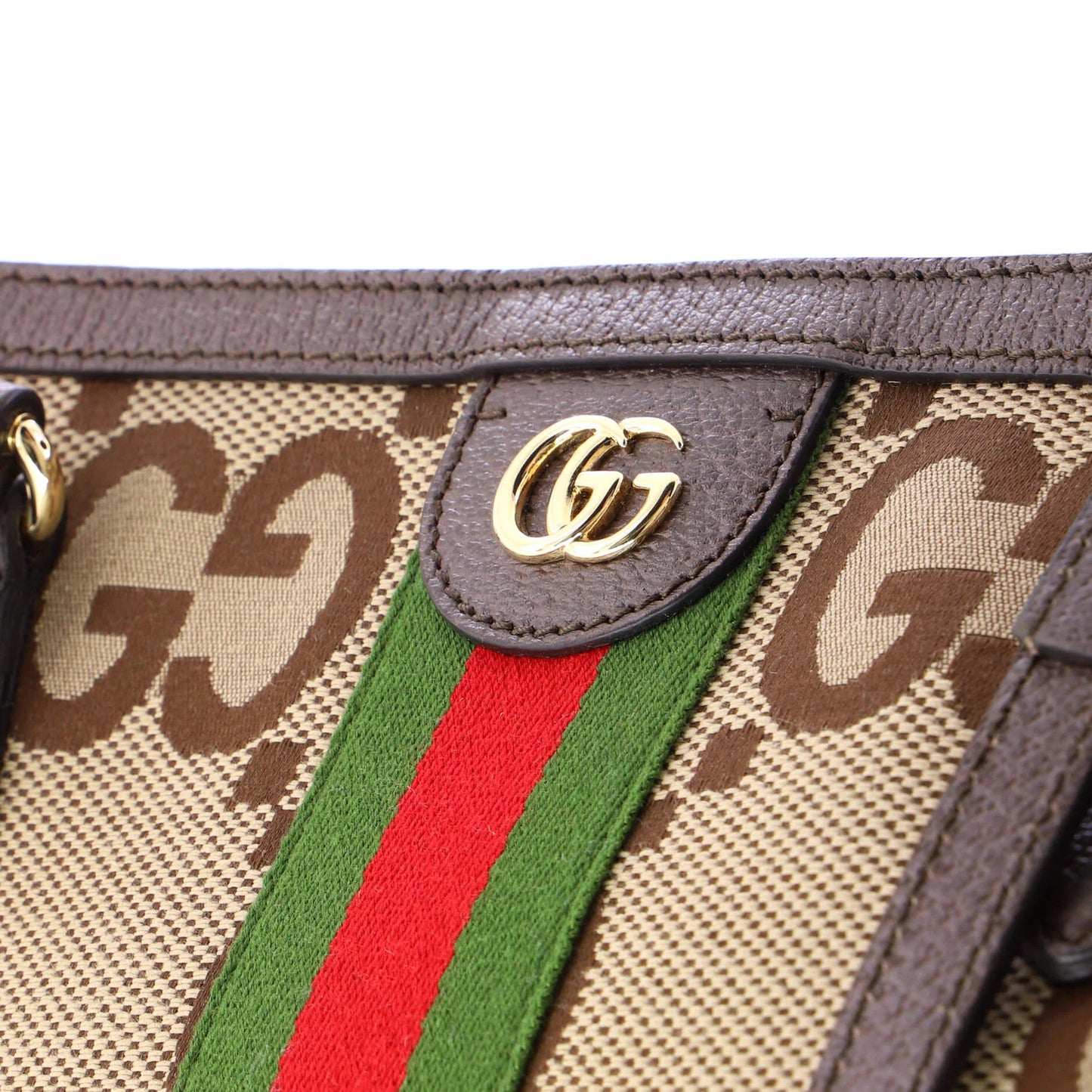 Gucci Ophidia Shopping Tote Jumbo Gg Canvas Medium