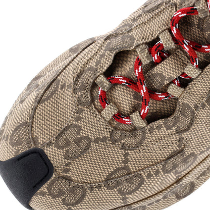 Gucci Women'S Run Sneakers Monogram Print Leather