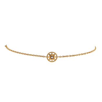 Christian Dior Rose Des Vents Bracelet 18K Yellow Gold With Diamond Xs