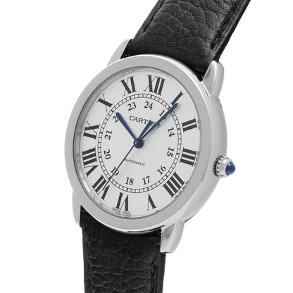 Cartier Rondo Solo De Cartier 36Mm Wsrn0021 Silver Unisex Used Watch #61130