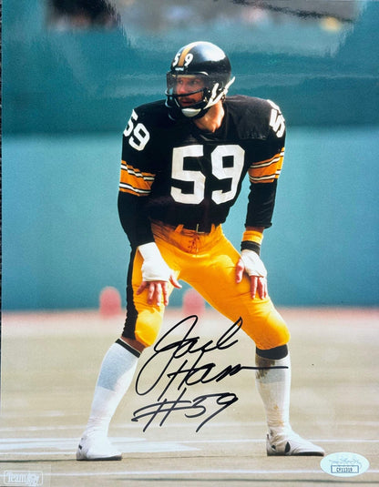 Jack Ham Autographed Steelers 8X10 Photo (Jsa)