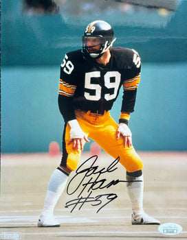 Jack Ham Autographed Steelers 8X10 Photo (Jsa)