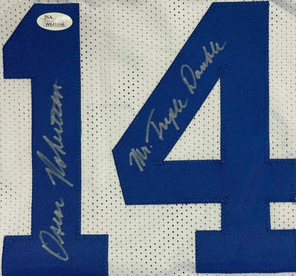 Oscar Robertson Mr Triple Double Autographed Cincinnati Royals Jersey (Jsa)