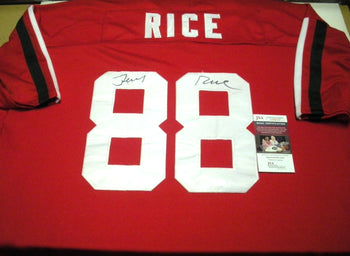 Jerry Rice Mississippi Jsa/Coa Official Licensed