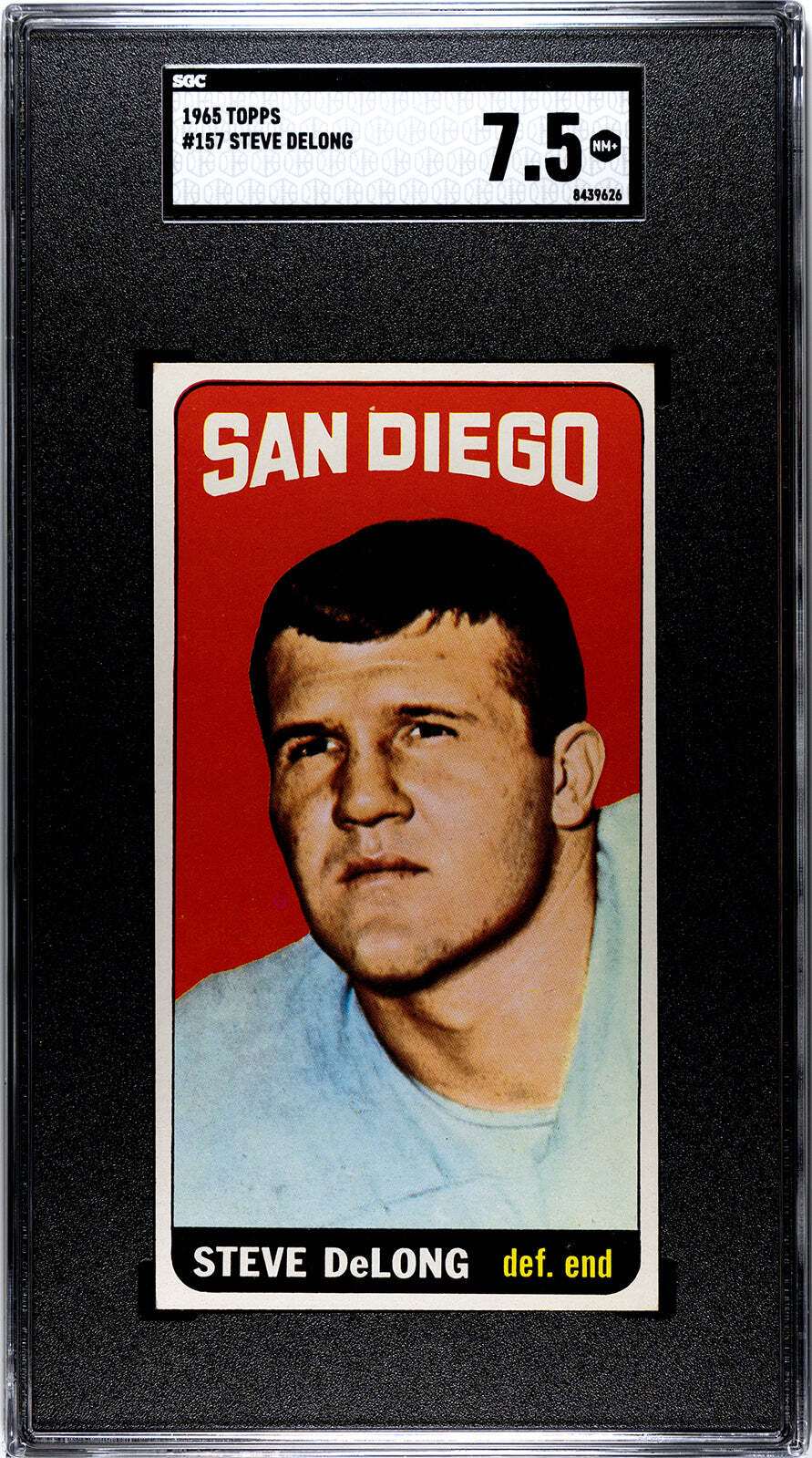 Steve Delong 1965 Topps #157 Sgc 7.5