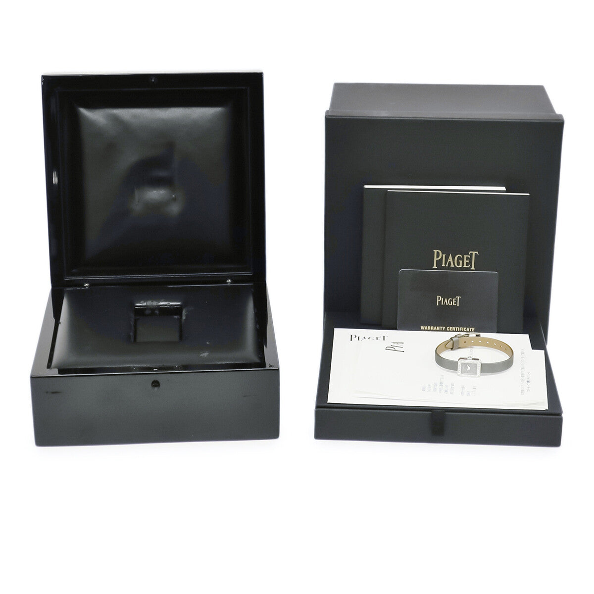 Piaget Mini Protocol G0A37512 K18Wg Genuine Diamond Watch Women