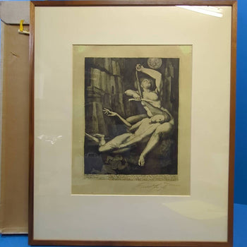 Ernst Fuchs Signed Etching 