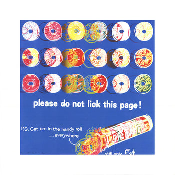 Andy After Warhol Ads: Life Savers (Blue) 
