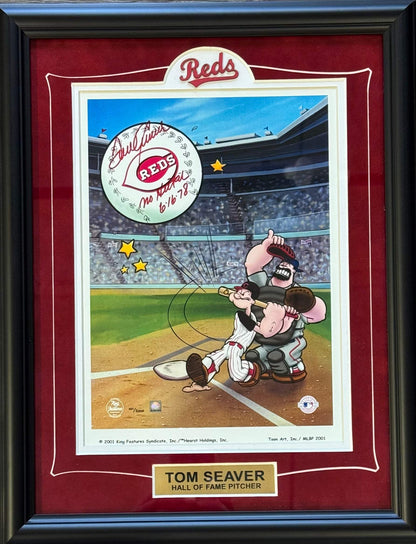 Tom Seaver Autographed Cincinnati Reds Popeye