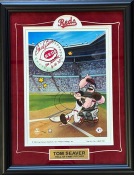 Tom Seaver Autographed Cincinnati Reds Popeye