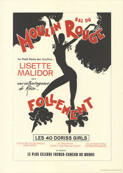 Rene Gruau Moulin Rouge Lisette Malidor 