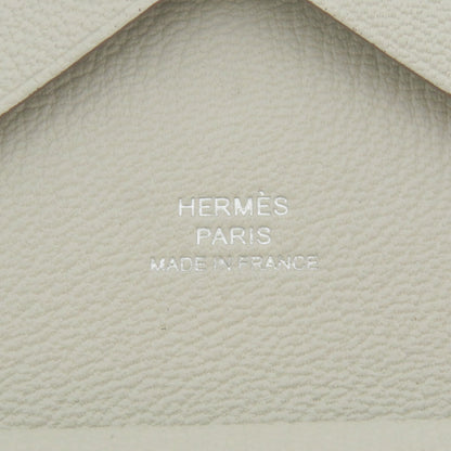 Hermes   Card Case Calvi Duo Chevre Chevre