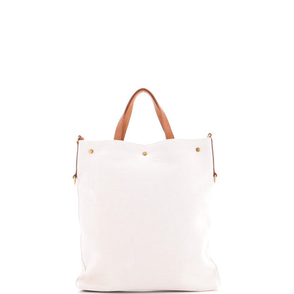 Saint Laurent Universite Foldable Tote Printed Canvas North South