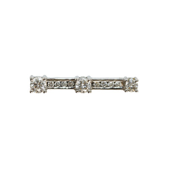 14K White Gold Diamond Pendant 0.40Ct