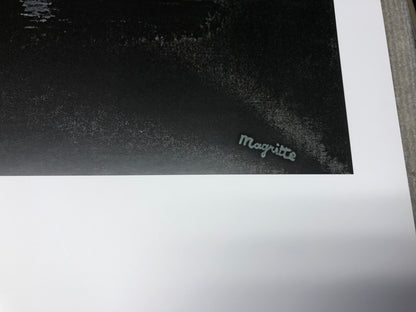 Rene Magritte L'Empire Des Lumieres " Poster Surrealism Black
