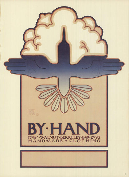 David Lance Goines By Hand " Offset Lithograph Contemporary