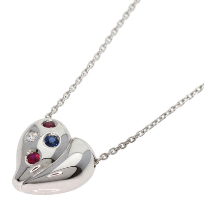 MIKIMOTO   Necklace Ruby Sapphire Diamond K18