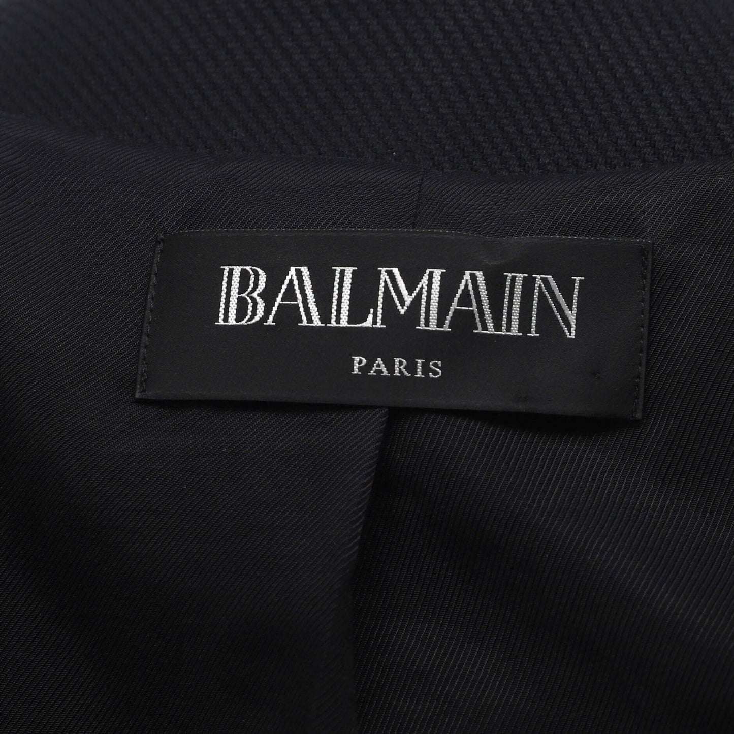 Balmain Women'S Double Breasted Blazer Cotton And Wool Blend