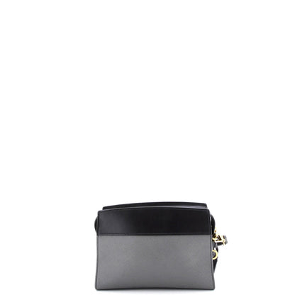 Prada Esplanade Crossbody Bag Saffiano With City Calf Small