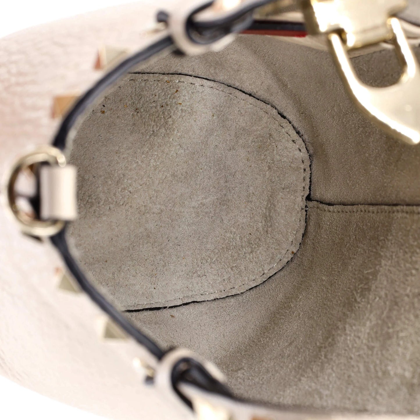 Valentino Garavani Rockstud Bucket Crossbody Bag Leather Mini