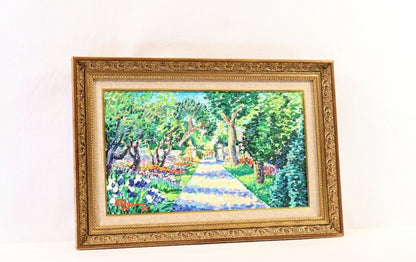 Guy Bgin 1993 Original Oil Painting "Parfum De France Iv" Signed Canadian Art