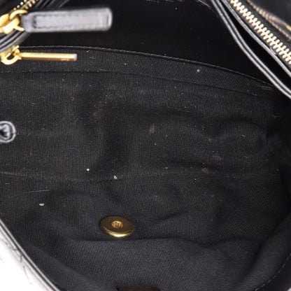 Chanel All Slide Long Flap Bag Quilted Lambskin Medium