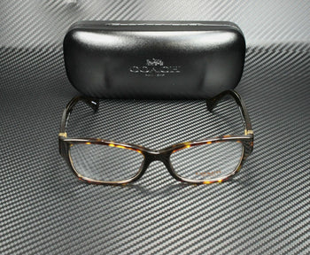 Coach Hc6078 5120 Dark Tortoise Rectangle Women'S