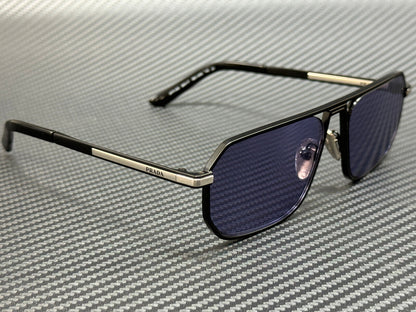 PRADA PR A53S 1BO05Q Matte Black Violet Mirror