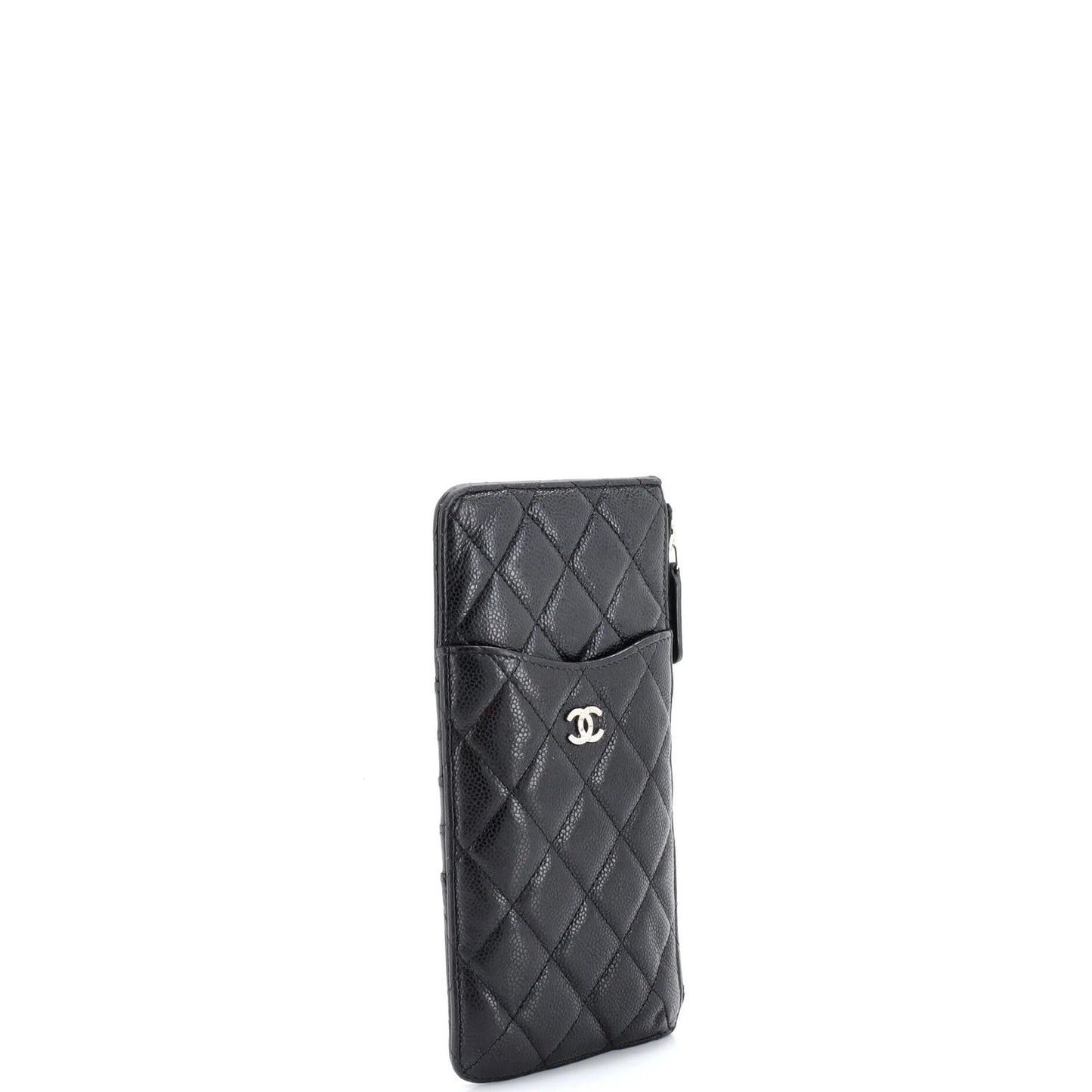 Chanel Classic Phone Case Pouch Quilted Caviar
