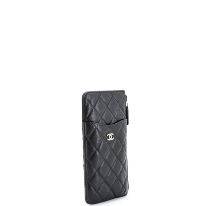 Chanel Classic Phone Case Pouch Quilted Caviar