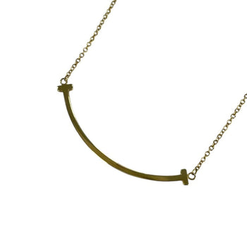 Tiffany & Co. T Smile Small Necklace Gold 750