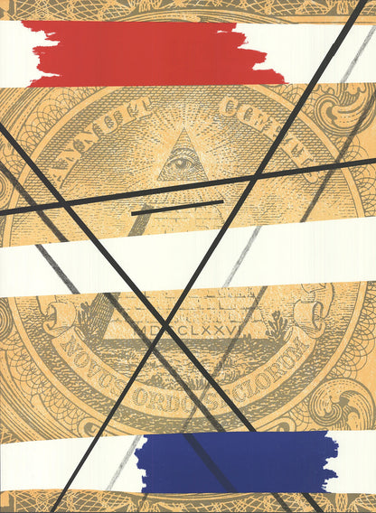 Art ALLAN D'ARCANGELO America: The Third Century 35" x 24" Serigraph 1976 Pop