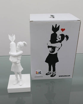 Banksy Bomb Hugger White Bomb Ver. Medicom Toy Mct Figure Original Box