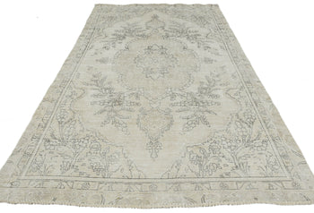 Distressed Vintage Medallion Oriental Rug Carpet