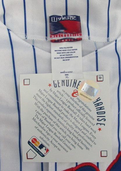 Pedro Martinez Signed Majestic Xl Baseball Jersey