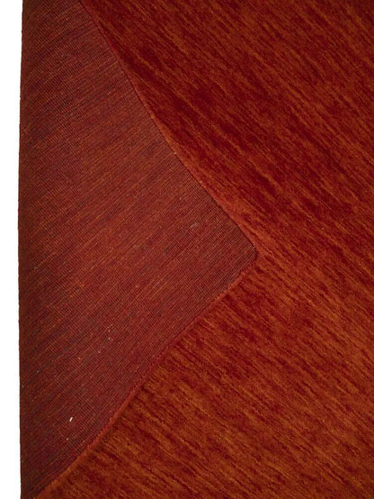 Contemporary Gabbeh Modern Rug Orange Tribal