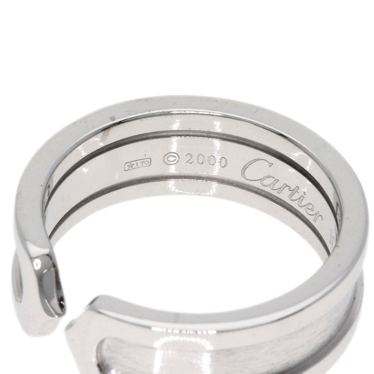 Cartier   Ring C2 Ring # 50 K18 White Gold