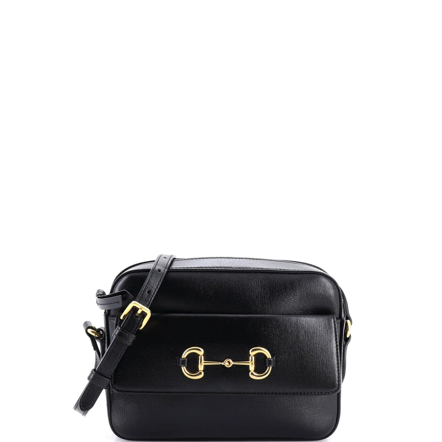 Gucci Horsebit 1955 Flap Pocket Camera Bag Leather Small