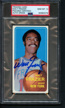 1970 Topps Walt Frazier Hof #120 Card Signed