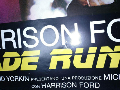 Blade Runner Original 1982 Italy Movie Poster Harrison Ford Sci-Fi Ridley Scott