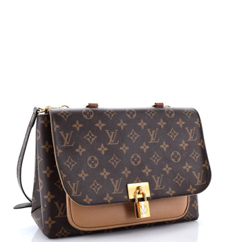 Louis Vuitton Marignan Handbag Monogram Canvas With Leather