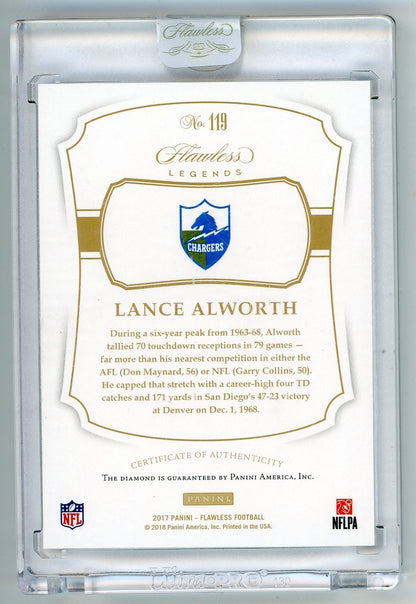 Lance Alworth 2017 Panini Flawless Legends #119