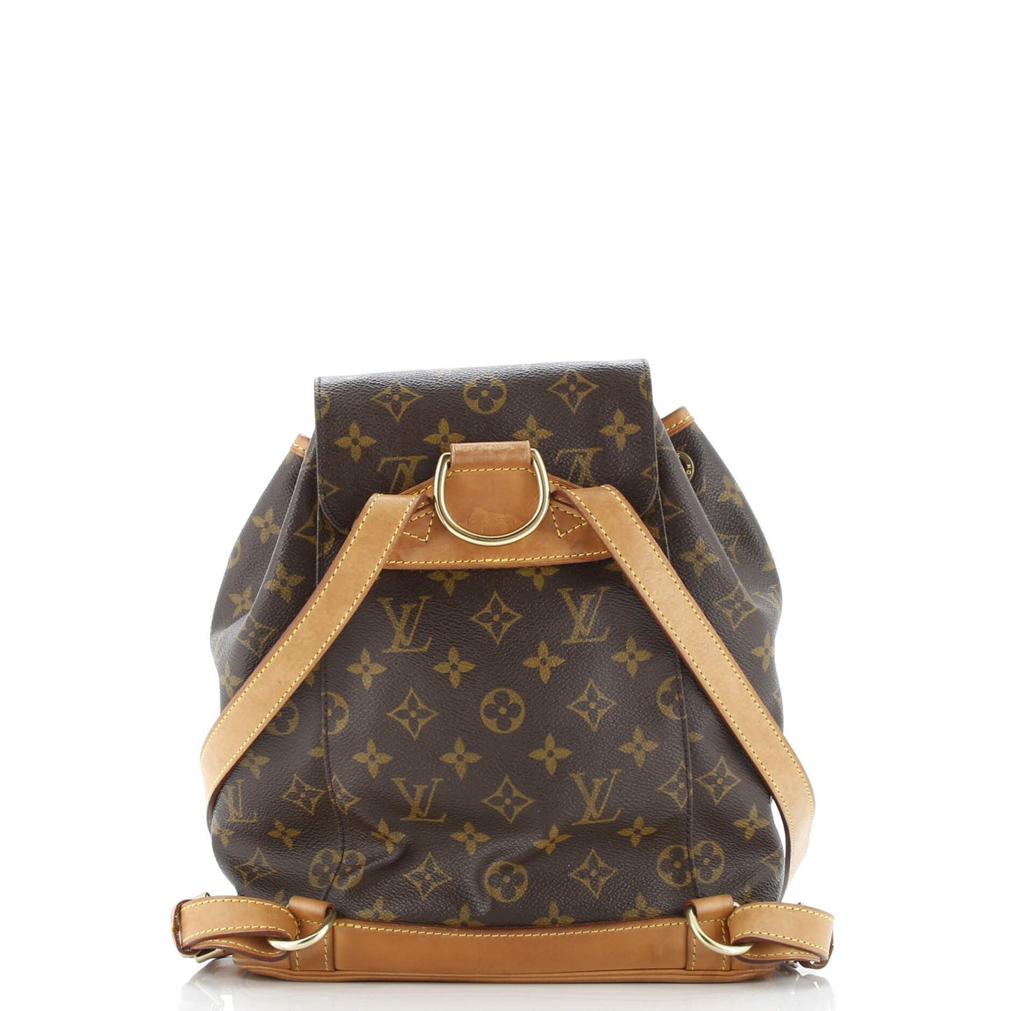 Louis Vuitton Vintage Montsouris Backpack Monogram Canvas Mm